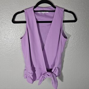 Trina Turk Lavender Impatiens Tank Top Size XS